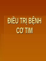 ĐIỀU TRỊ BỆNH cơ TIM (nội) 