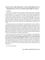 Tổng luận Thúc đẩy phát trTổng luận Thúc đẩy phát triển khoa học và công nghệ thông qua các mô hình hợp tác công - tư: Bài học kinh nghiệm từ Hoa Kỳiển khoa học và công nghệ thông