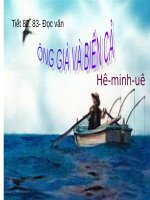 slide bài giảng ngữ văn 11 tiết 83 ông già và biển cả tiếp theo 