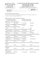 Đề thi thử THPT Quốc Gia Hóa học 2019 trường Nguyễn Trãi, Hải Dương lần 1 mã đề 502 - Học Toàn Tập