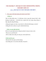 Nội dung học tập môn Công nghệ  khối 6 tuần 22, 23 năm học 2020 - 2021