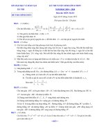Đề thi chính thức và đáp án tuyển sinh vào lớp 10 môn Toán Sở GDĐT năm học 2019 - 2020