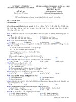 Đề thi KSCL lớp 10 Hóa học Nguyễn Viết Xuân, Vĩnh Phúc 2019 lần 3 - Mã đề 302 - Học Toàn Tập