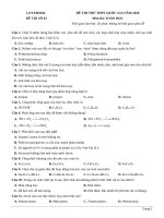 Đề thi THPT QG năm 2020   môn hóa học   lovebook   đề số 3 