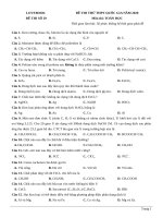 Đề thi THPT QG năm 2020   môn hóa học   lovebook   đề số 29 