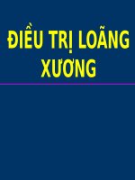 ĐIỀU TRỊ LOÃNG XƯƠNG (nội) 