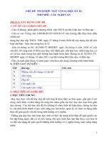 Giáo án chủ đề Ngữ văn 8 học kì 2 chuẩn