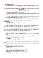 Giáo án chủ đề Ngữ văn 6 kì 2 soạn theo cv 3280