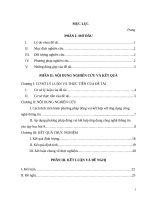 SKKN sử dụng phương pháp đóng vai kết hợp với ứng dụng công nghệ thông tin trong bài giảng ở một số bài môn công nghệ 10 