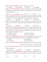 Lớp 11   andehit xeton axit cacbon   23 câu từ đề thi thử năm 2018 giáo viên lê đăng khương 