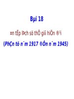 slide bài giảng lịch sử 11 tiết 18 ôn tập lịch sử thế giới hiện đại 