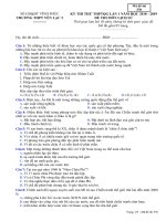 Đề thi thử THPT Lịch sử 2019 Trường Yên Lạc 2, Vĩnh Phúc lần 1 mã đề 570 - Học Toàn Tập
