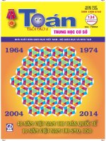 Tạp chí Toán học tuổi thơ kỳ số 134