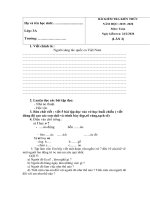 NỘI DUNG ÔN TẬP MÔN TIẾNG VIỆT LỚP 3