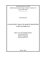 Luận văn tốt nghiệp vấn đề sở hữu trong nền kinh tế thị trường ở việt nam hiện nay 