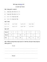 Bài ôn tập ở nhà Môn Toán, Tiếng Việt dành cho học sinh các khối lớp