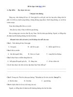 Bài ôn tập ở nhà Môn Toán, Tiếng Việt dành cho học sinh các khối lớp