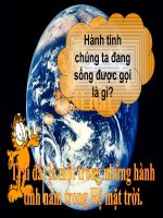 tuần 8 tiết 15 16Quan sat Trai Dat va cac vi sao trong He MatTroi.ppt