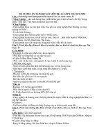 ĐỀ CƯƠNG HKI MÔN ĐỊA LÍ 8 NĂM HỌC 2019-2020