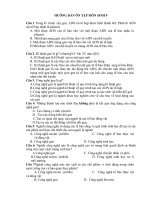 Tài liệu hướng dẫn ôn tập môn Sinh học 9