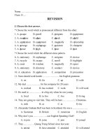 ENGLISH 8   REVISION 6a7eac367e