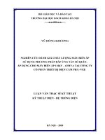 Nghiên cứu đánh giá chất lượng máy biến áp sử dụng phương pháp đáp ứng tần số quét  áp dụng cho máy biến áp 110kv 63mva tại công ty cổ phần thiết bị cẩm phả   vee 