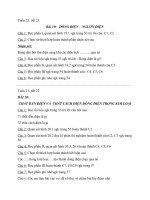 Vật lý lớp 7 tuần 22,23