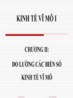 slide kinh tế vĩ mô ftu chương 2 đo lường các biến số vĩ mô 