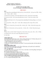 HƯỚNG DẪN TỰ HỌC LỚP 6 TUẦN 33 (13.4-18.4)