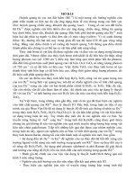 Tóm tắt luận án Tiến sĩ Vật lý: Chế tạo, khảo sát tính chất quang và cấu trúc của vật liệu chứa đất hiếm Dy3+ và Sm3+