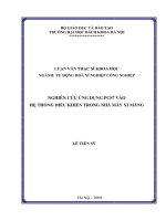 Nghiên cứu ứng dụng pcs7 vào hệ thống điều khiển trong nhà máy xi măng 