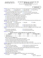 Đề thi thử THPT Địa lí 2019 Trường Yên Lạc 2, Vĩnh Phúc lần 1 mã đề 357 - Học Toàn Tập