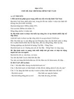 ĐỊA LÝ 8 CHỦ ĐỀ: ĐẶC ĐIỂM ĐỊA HÌNH VIỆT NAM