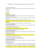 BÀI KIỂM TRA CUỐI KHÓA MÔ ĐUN 2 -GIÁO DỤC THỂ CHẤT