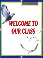 TIẾT 34: UNIT 5 - LESSON 1 - TIẾNG ANH 8