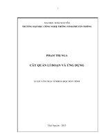 Cây quản lí đoạn và ứng dụng 