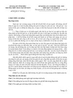 Đề thi thử THPT Quốc Gia 2019 môn Văn trường Trần Nguyên Hãn, Vĩnh Phúc lần 1 - Học Toàn Tập