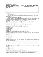 ĐỀ ÔN TẬP TIẾNG VIỆT LỚP 2 (LẦN 2)