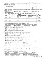 Đề thi thử THPT quốc gia môn Địa lí Yên Lạc, Vĩnh Phúc lần 3 mã đề 306 - Học Toàn Tập