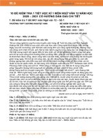 10 Đề kiểm tra 1 tiết HK1 môn Ngữ văn 12 năm 2020 có đáp án