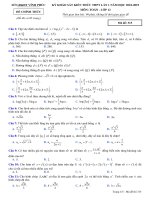 Đề thi thử THPT Toán học 2019 sở GD&ĐT Vĩnh Phúc mã đề 315 - Học Toàn Tập
