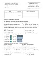 Bài ôn tập trong thời gian nghỉ phòng chống dịch Covid-19 môn Tin học