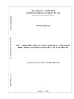 Tối ưu mạng truy nhập vô tuyến trong mạng viễn thông di động wcdma giải pháp công nghệ và áp dụng thực tế 