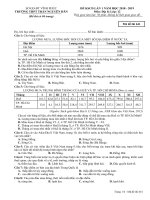 Đề thi thử THPT Quốc Gia 2019 môn Địa trường Trần Nguyên Hãn, Vĩnh Phúc lần 1 mã đề 641 - Học Toàn Tập