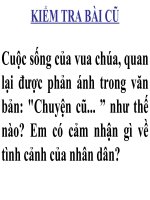 HOÀNG LÊ NHẤT THỐNG CHÍ HỒI THỨ 14 - NGỮ VĂN 9