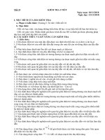 Đề kiểm tra định kì vật lý 9- Bài số 1