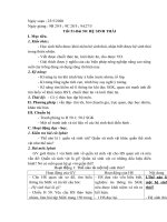 GIÁO ÁN MÔN SINH HỌC LỚP 9 ( NGUYỄN THỊ HƯƠNG -THCS LƯƠNG MỸ)