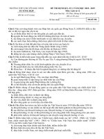 Đề thi thử THPT Quốc Gia 2019 Lịch sử Chuyên Bắc Ninh lần 2 - Mã đề 106 - Học Toàn Tập