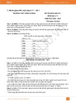 10 đề thi giữa HK1 môn Địa lí 11 năm 2020 có đáp án chi tiết