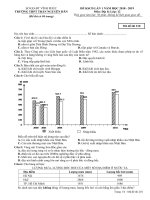 Đề thi thử THPT Quốc Gia 2019 môn Địa trường Trần Nguyên Hãn, Vĩnh Phúc lần 1 mã đề 210 - Học Toàn Tập